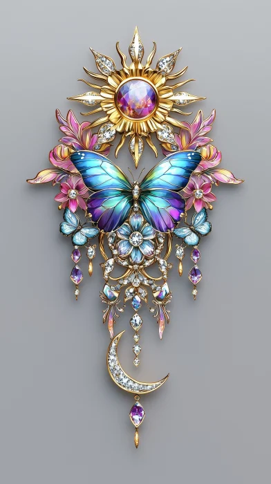 Elegant Butterfly Jewelry Design