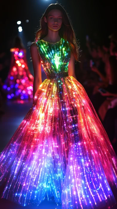 Fashionable LED Runway Photo