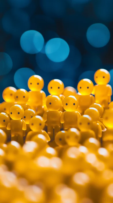 Gathering of Little Yellow People