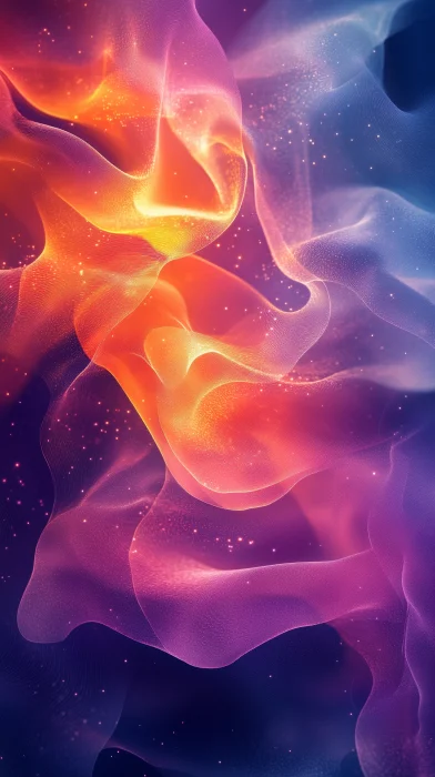 Colorful Abstract Wave Background