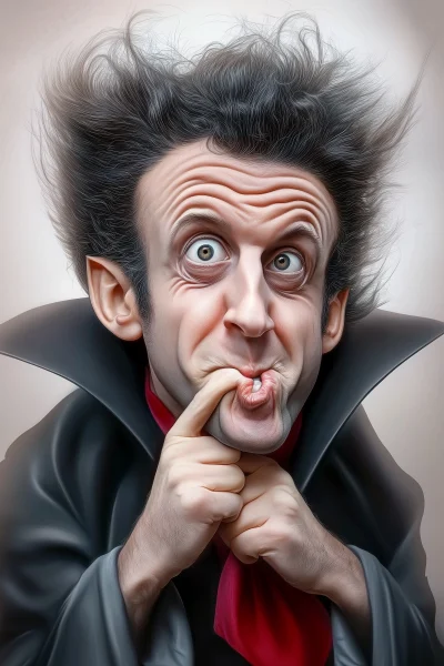 Vampire Cartoon Caricature