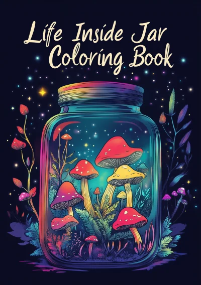 Life Inside Jar Coloring Book