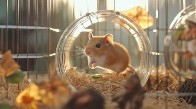 Hamsters in Hamster Cages