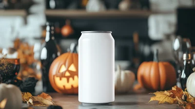 White Can Cooler at Halloween Party