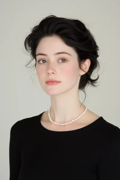 Elegant Portrait of a Young Woman