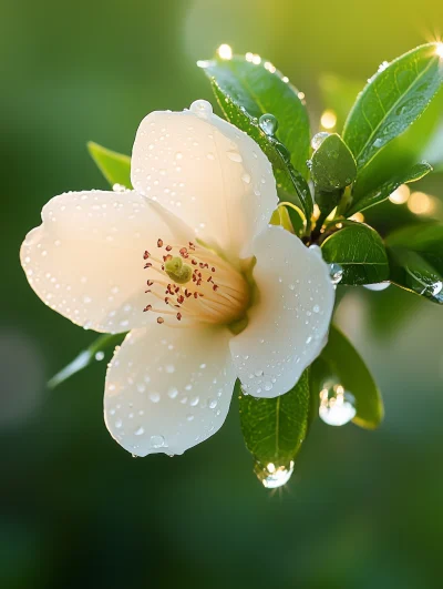 Blooming Pomegranate Flower