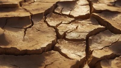 Cracked Dry Mud Abstract Background