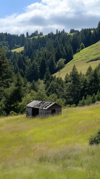 Old Chicken Coop in the Mountains