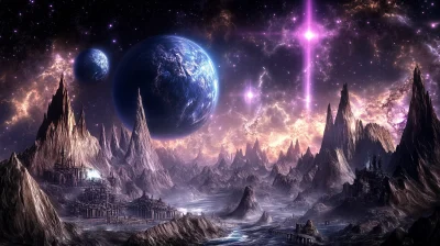 Fantasy Alien Planet Artwork