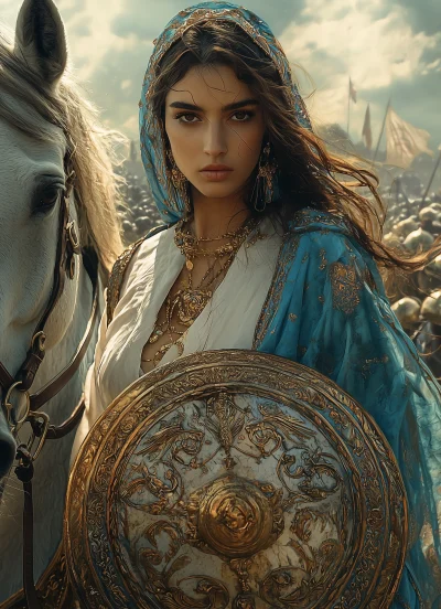 Middle Eastern Warrior Woman