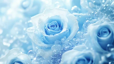 Blue Roses Wallpaper