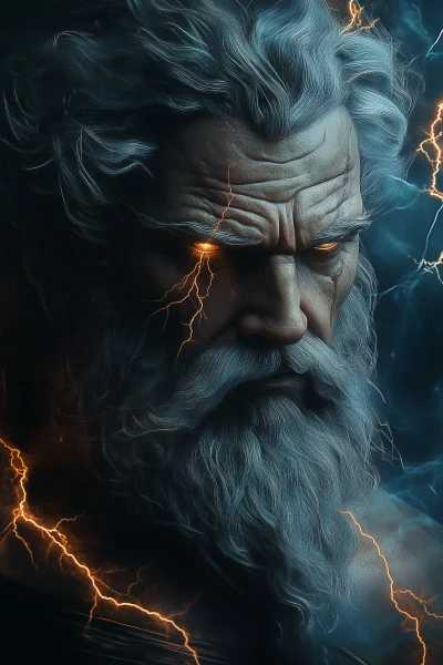 Majestic Zeus Illustration