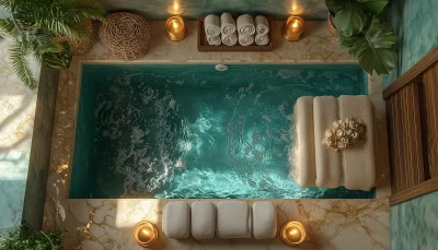 Luxurious Spa Table Accessories