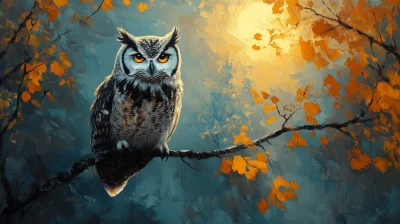 Autumn Night Owl