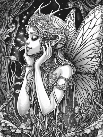 Fairy Queen in Enchanted Forest