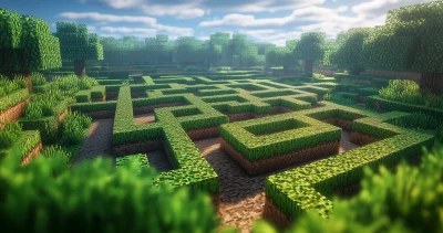 Minecraft Labyrinth Pattern