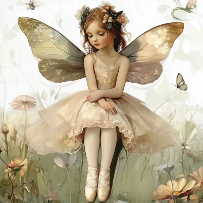 Fairy with Ballet Shoes