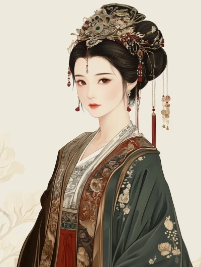 Ancient Qing Dynasty Costume