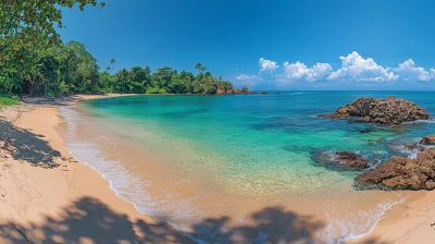 Tropical Beach Panorama