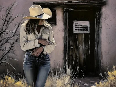 Southwest Texas Portrait Painting