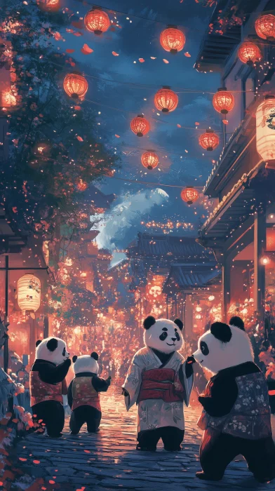 Pandas at Festival