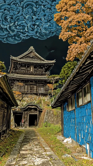 Eerie Japanese Countryside Town