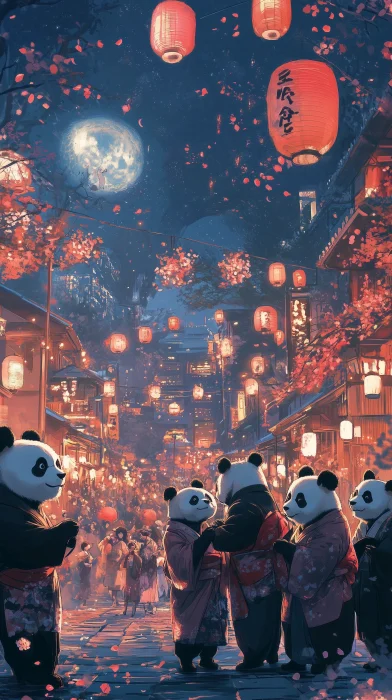 Pandas at Festival