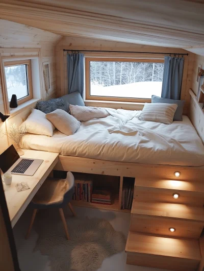 Cozy Cabin Bedroom