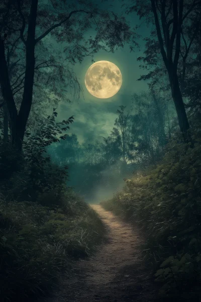 Moonlit Forest