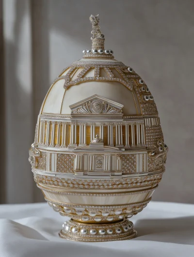 Silver Faberge Egg US Senate