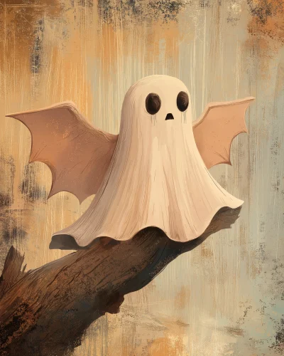 Vintage Halloween Ghost