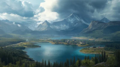 Stormy Mountain Lake Village