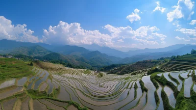 Expansive Aerial Landscape