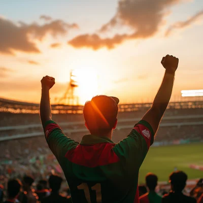 Bangladesh Cricket Fans Celebration