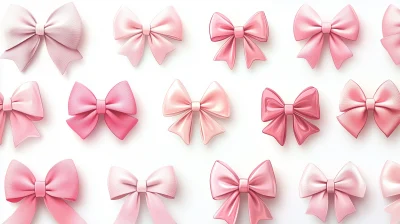 Baby Pink Bows Collection