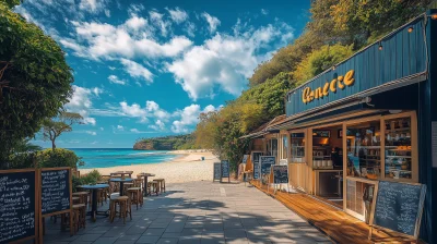 Cozy Cafe Interior in Hawaii