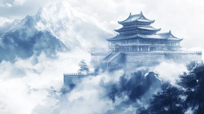 Yuxu Palace on Kunlun Mountain