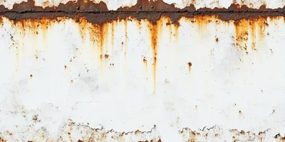 Rusty White Image Border