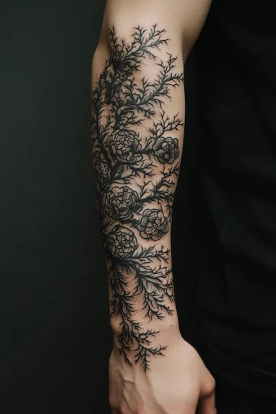 Black Minimalism Tattoo