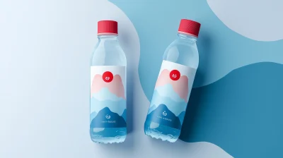 Minimalist 19 Liter Water Bottle Label