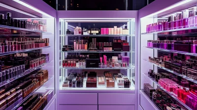 Purple Makeup Room