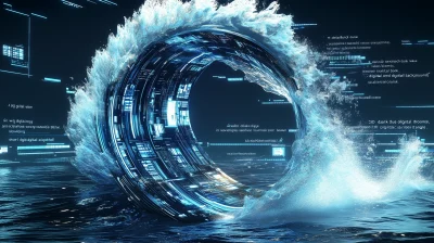 Digital Tsunami Wave