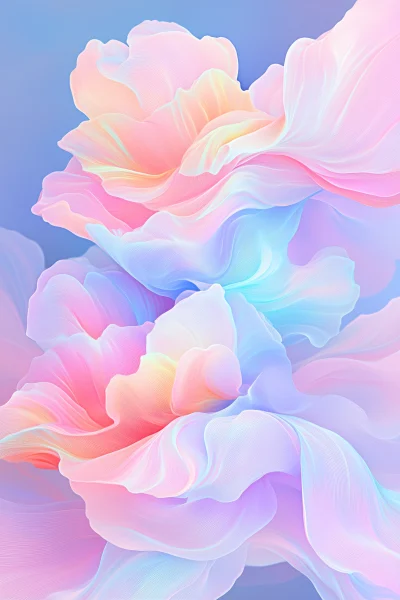 Pastel Gradient Art Poster