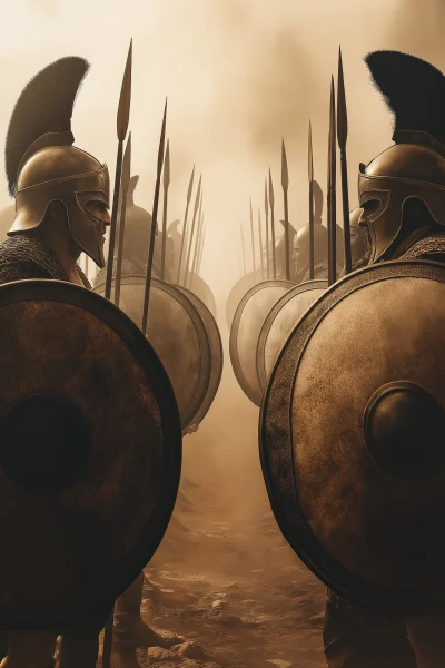 Ancient Greek Army Standoff