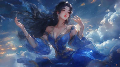 Fantasy Sky Goddess