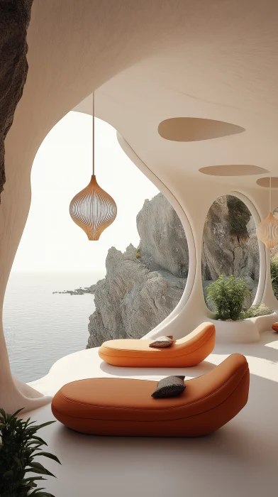 Futuristic Organic Architecture Interior