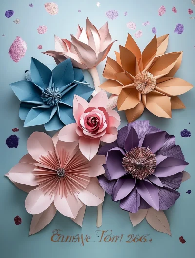 Origami Paper Flowers