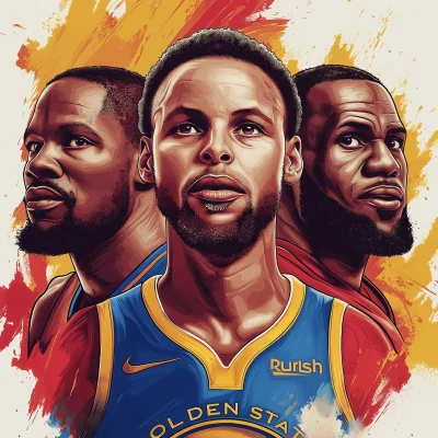 NBA Cartoon Poster