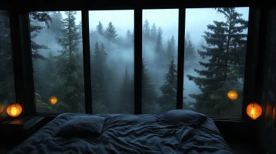 Cozy Rainforest Bedroom