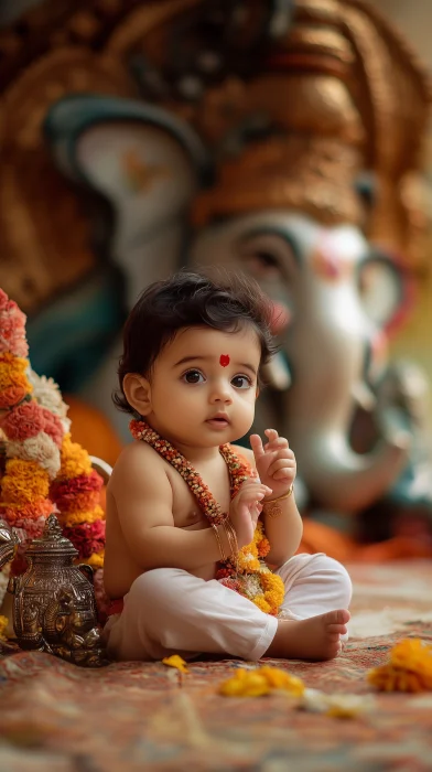 Ganesh Chaturthi Baby Photoshoot